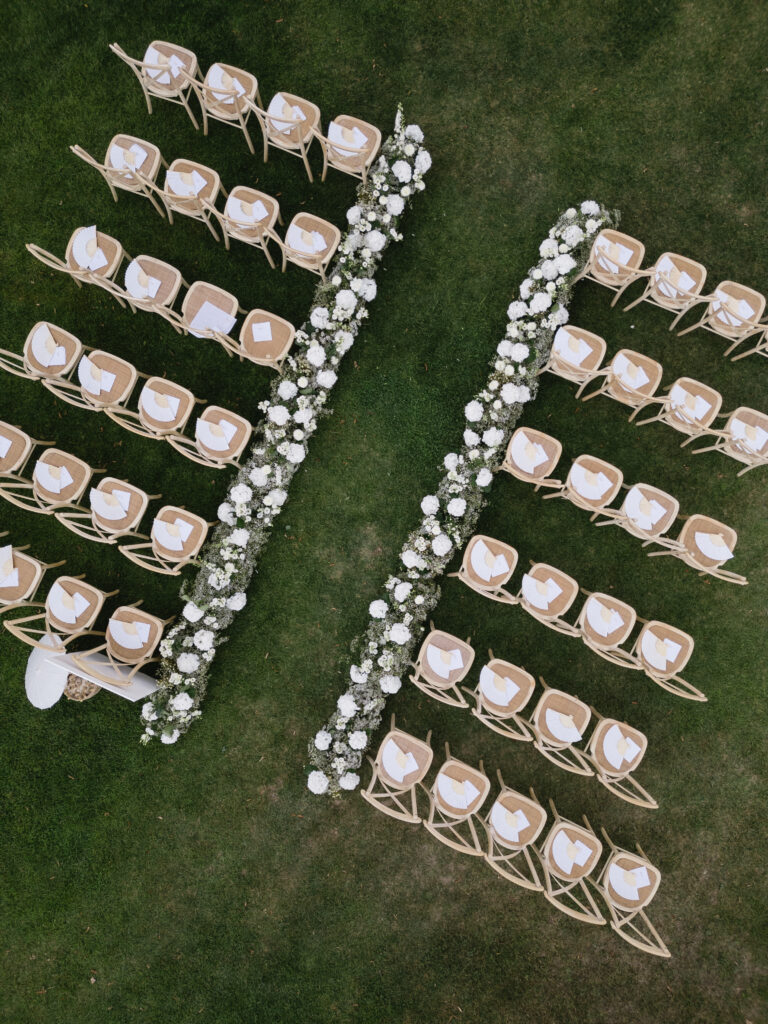 Ceremony Setting Tuscany 35mm Film Photographer